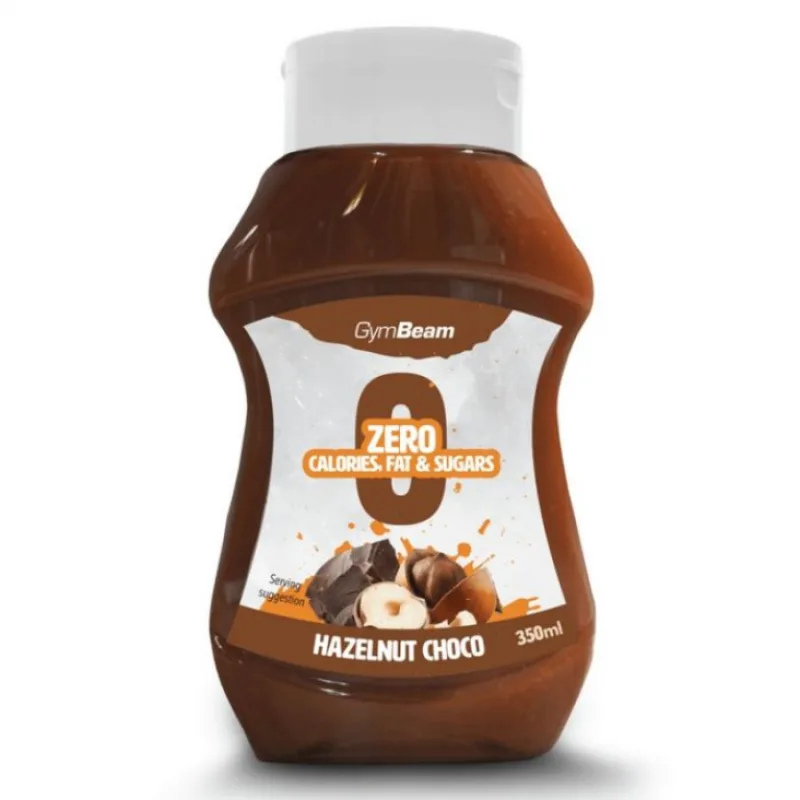 ZERO SIRUP čokoláda a lieskový oriešok 350 ml - GymBeam Príchuť: Čokoláda - Lieskový oriešok