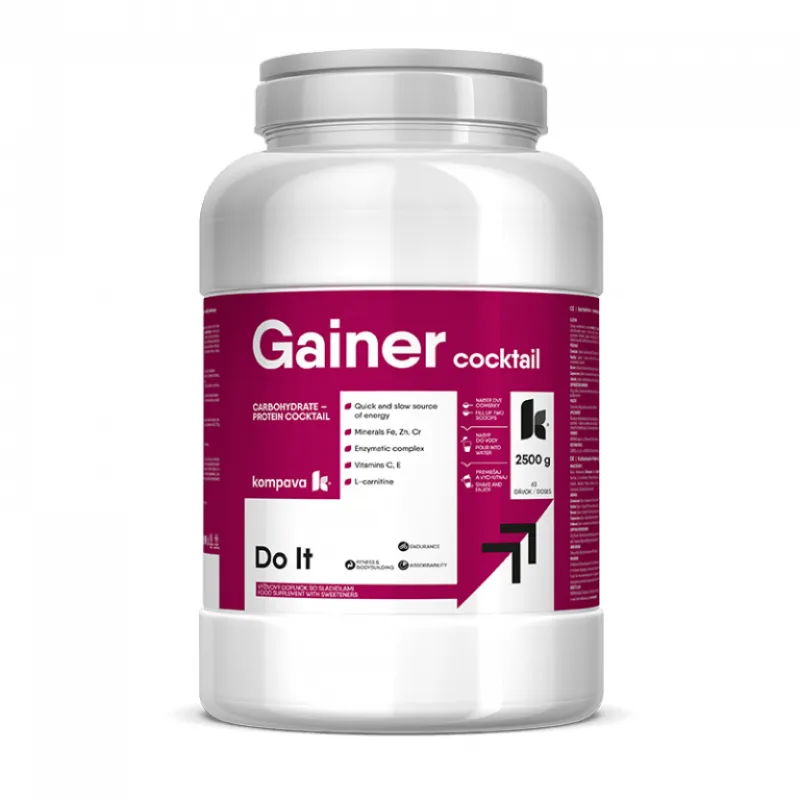 Gainer koktail 2500 g - Kompava Príchuť: Banán