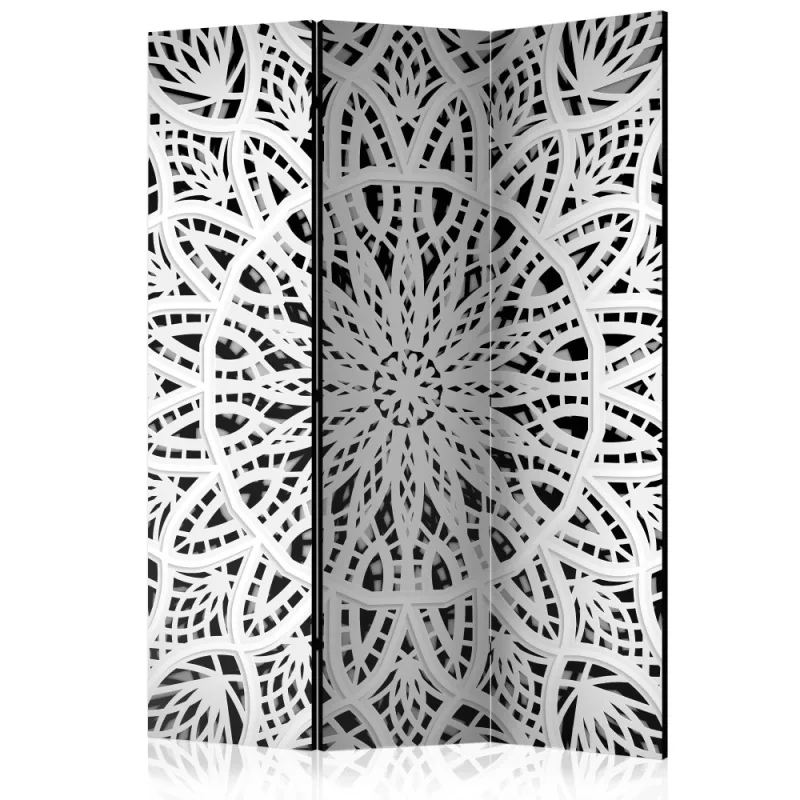 Artgeist Paraván - White Mandala [Room Dividers]