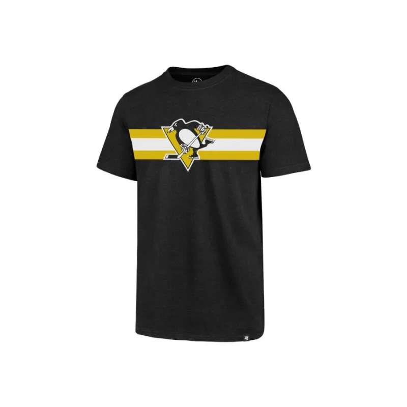 '47 Brand Pittsburgh Penguins tričko čierne pánske - SKLADOM