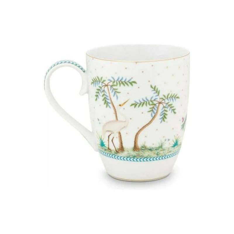 Pip Studio Jolie hrnek 350ml, bílý