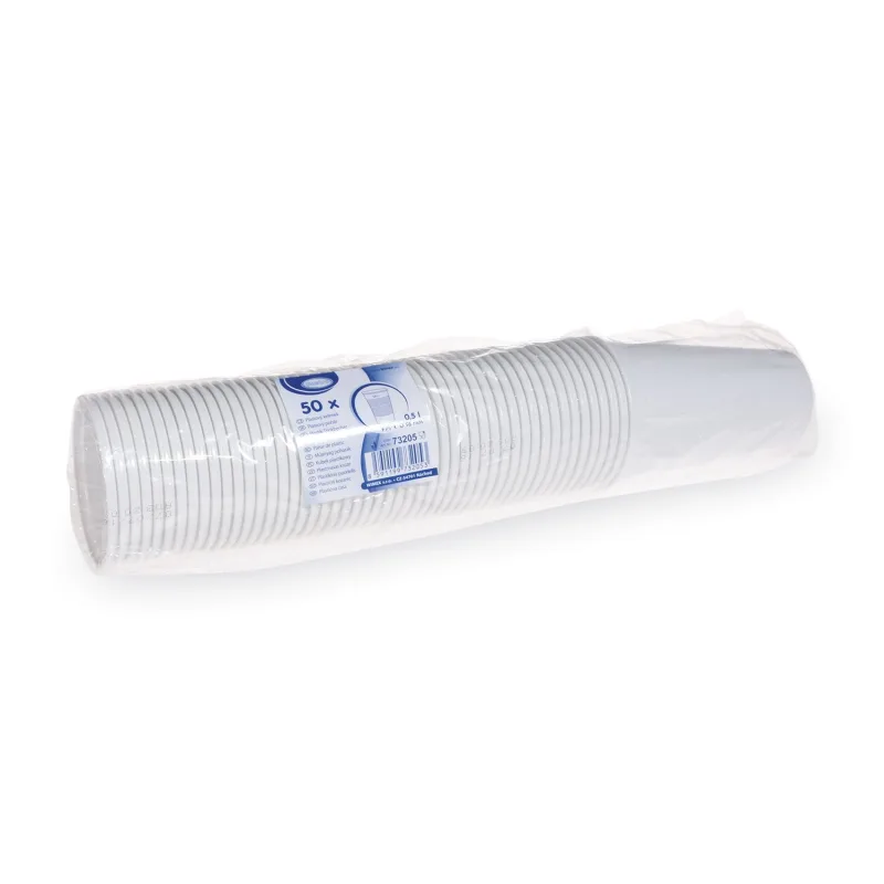 Kelímek bílý 0,5 l -PP- (Ø 95 mm) [50 ks] (73205)