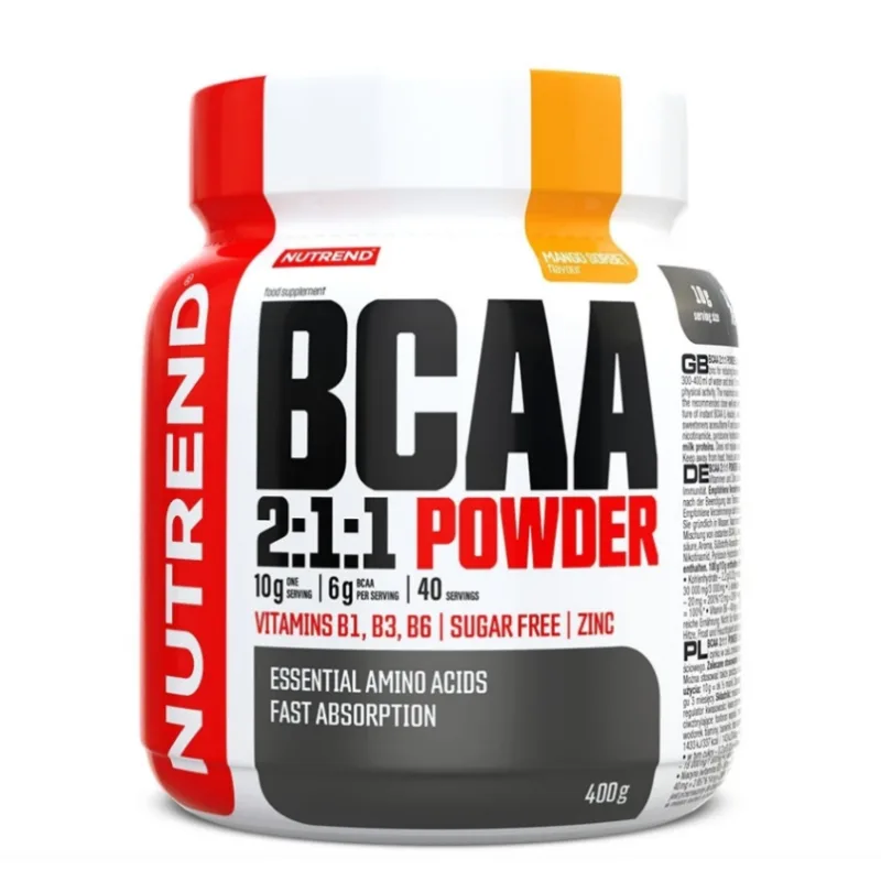 BCAA 2:1:1 POWDER 400 g - Nutrend Príchuť: Pomaranč