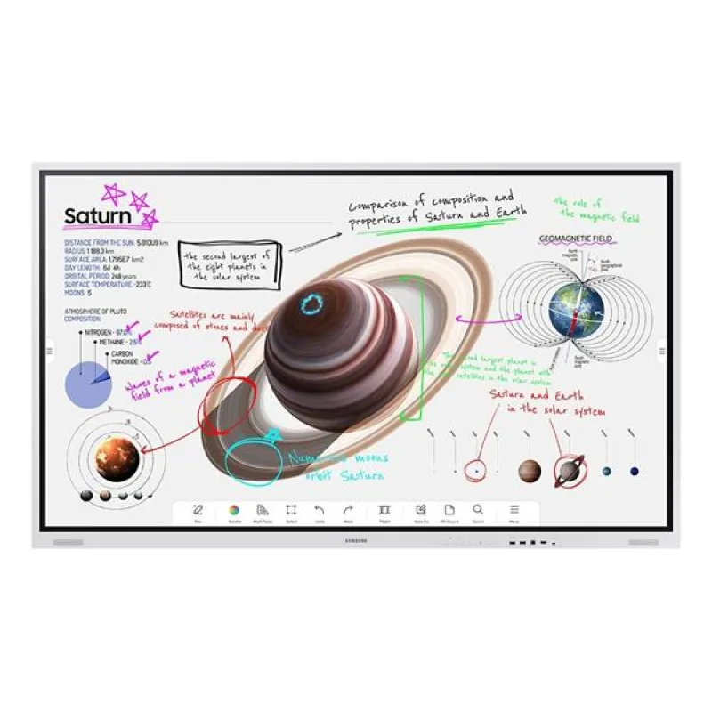 Samsung WM75B FLIP PRO 75" 3840x2160 350cd, HDMI USB RJ45 Wifi ,…