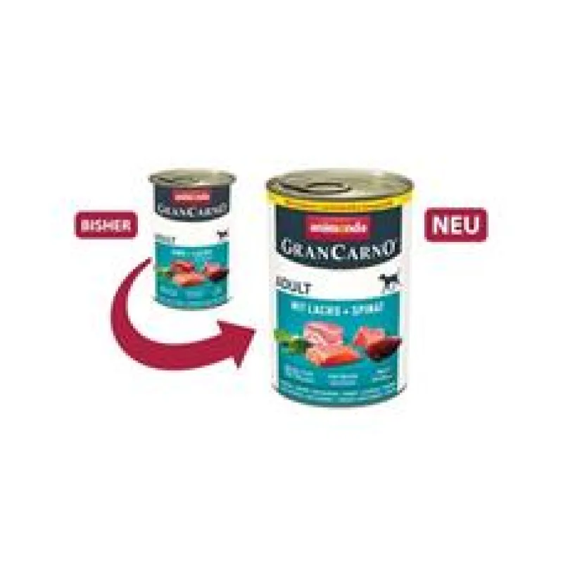 GRANCARNO Adult -s lososem a špenátem 400 g