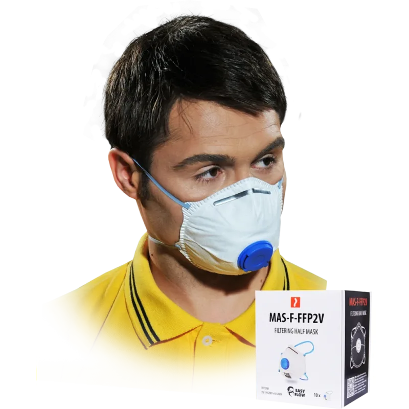 Reis MAS F FFP2V Protiprachová polomaska s ventilom 10 ks