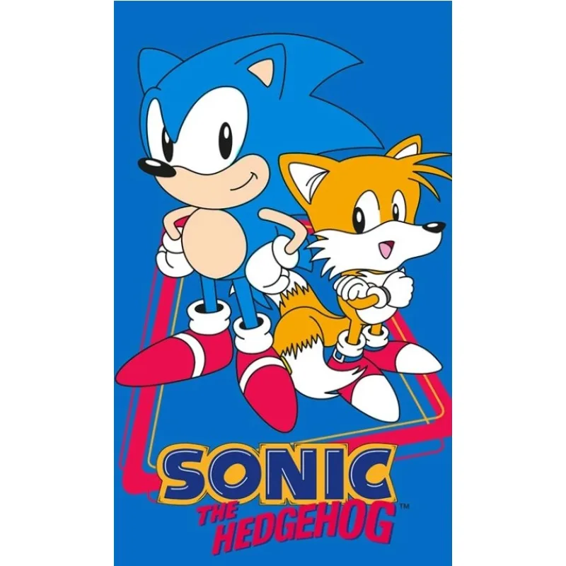Detský uteráčik Ježko Sonic a Tails 30x50 cm