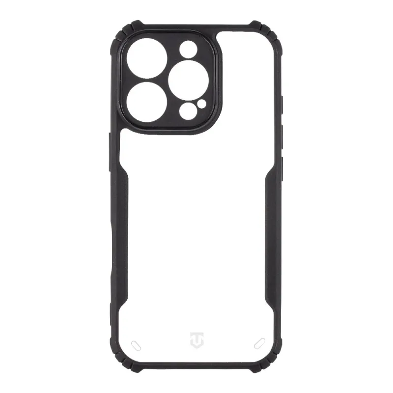 Tactical Quantum Stealth Kryt pre Apple iPhone 16 Pro Clear/ Black…