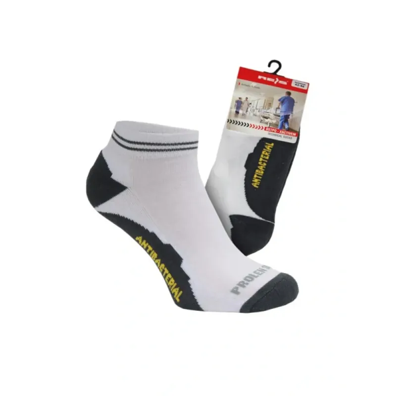Reis X-Active športové ponožky 3 PACK bielo-šedé