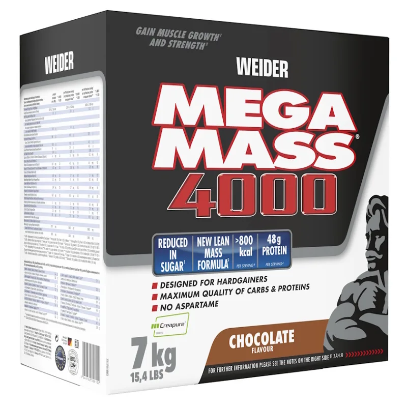 Giant Mega Mass 4000 - 7000 g - Weider Príchuť: Vanilka