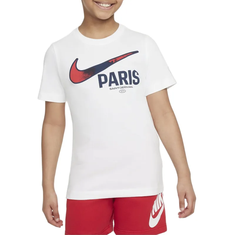 Nike Paris Saint Germain - PSG tričko biele detské