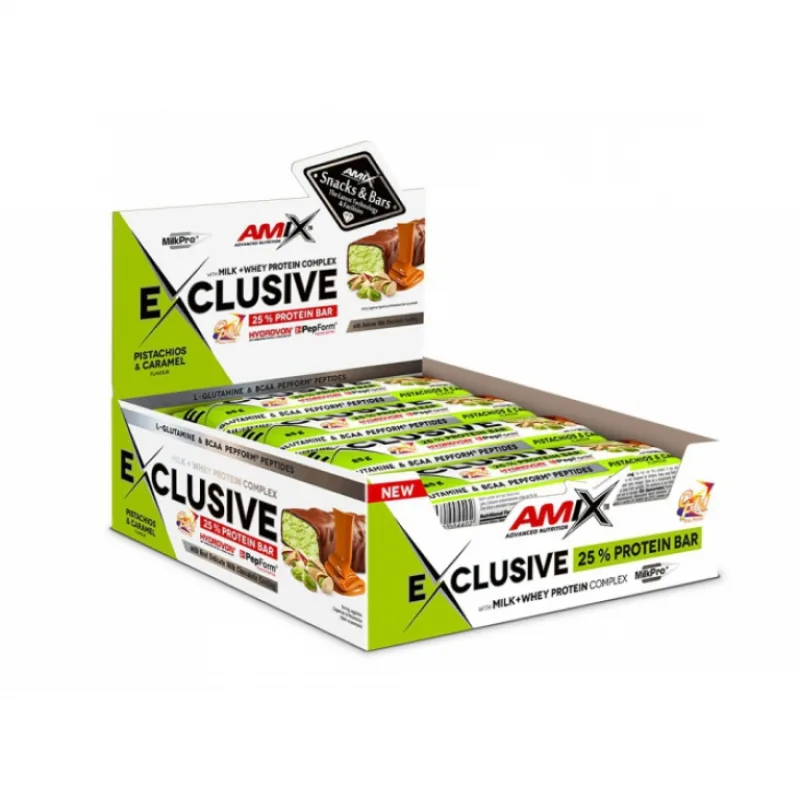 Exclusive Protein bar 85 g - Amix Príchuť: Biela čokoláda - Kokos