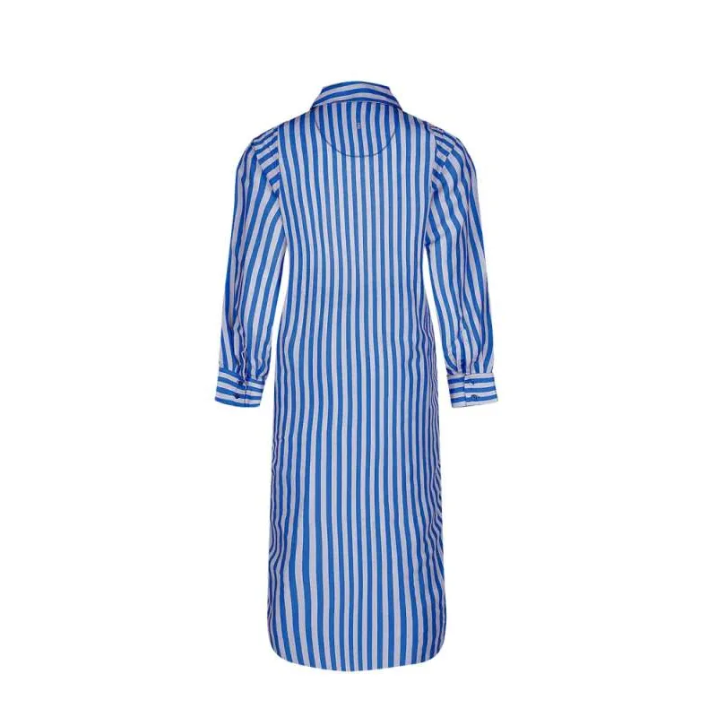 Pip Studio Darla dlouhá propínací košile Sumo Stripe, modrá