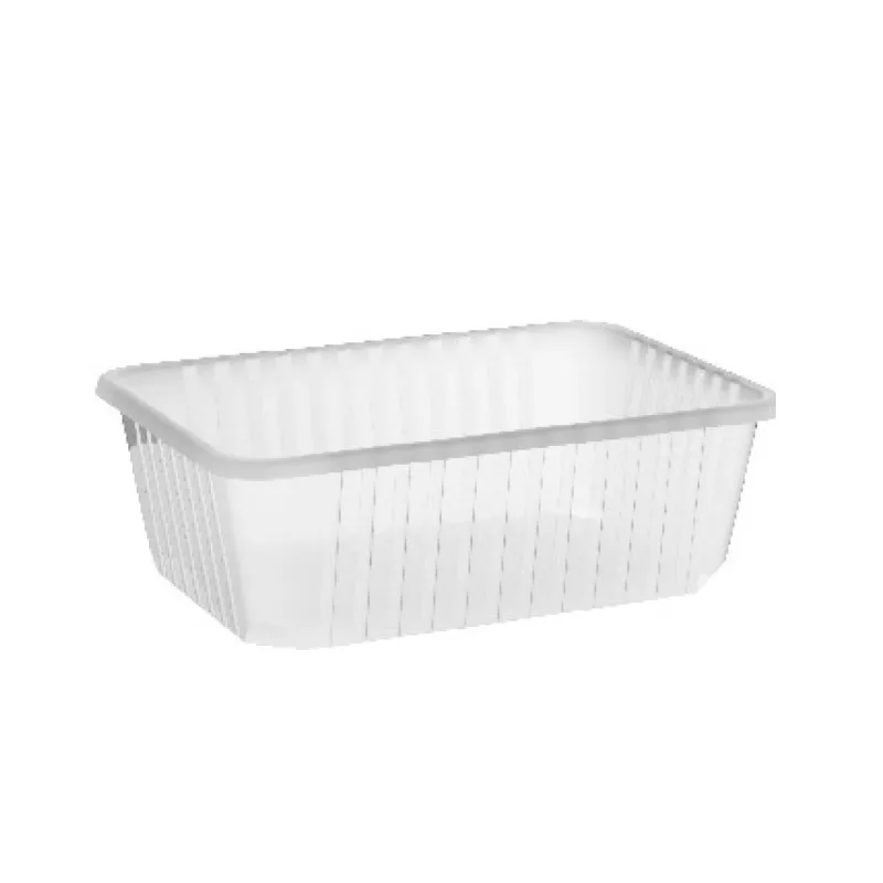 Vanička hranatá průhledná 1000 ml (PP) [50 ks] (77510)
