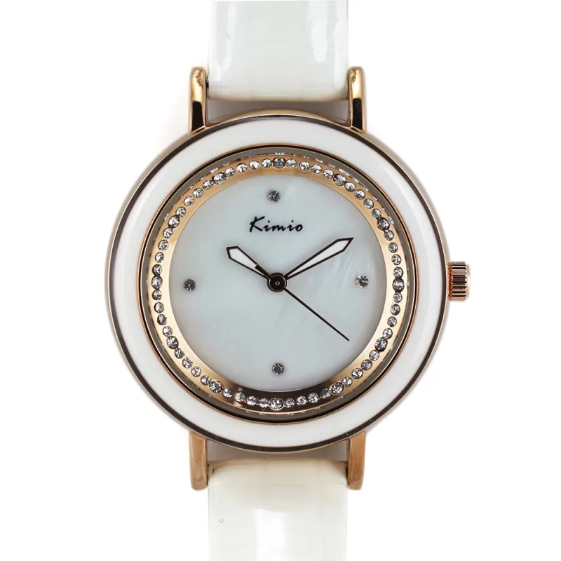 MPM Trendy hodinky s perleťovým číselníkem zdobeným zirkony W02K.10521.E