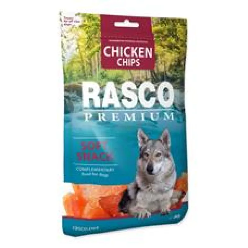 Pochoutka RASCO Premium plátky s kuřecím masem 230 g