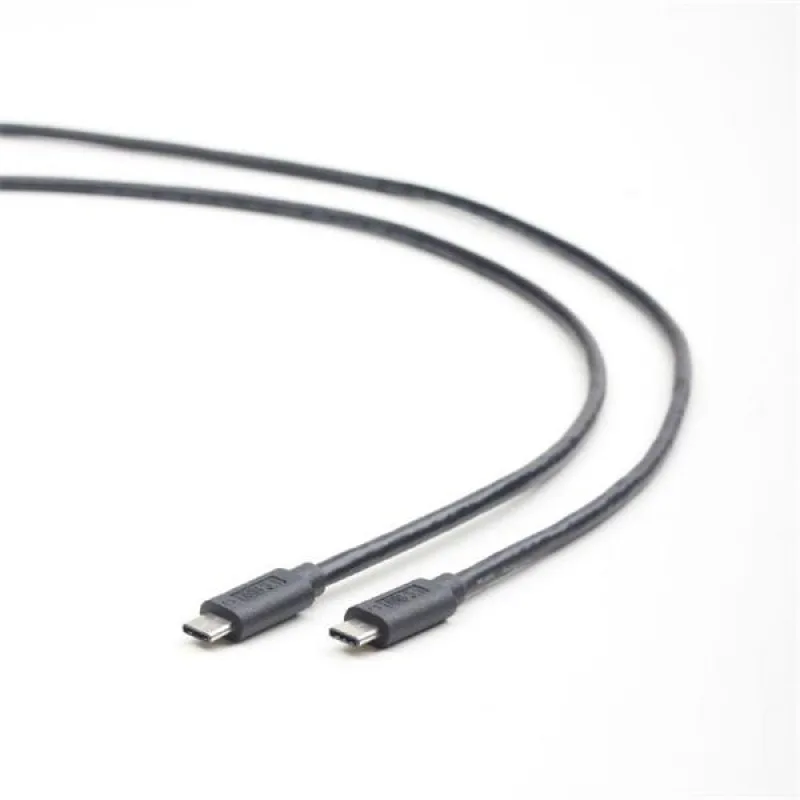 Gembird kábel nabíjací USB-C (M) na USB-C (M), 1 m, čierny CCP-USB3.1…