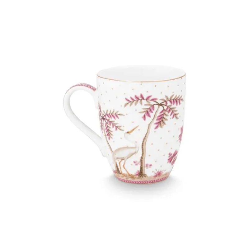 Pip Studio Jolie Dots Gold sada 2 ks hrnků 350ml, růžová