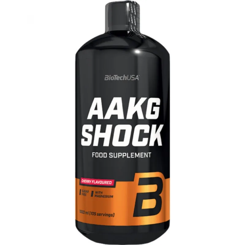AAKG Shock 1000 ml - BioTech USA Príchuť: Čerešňa