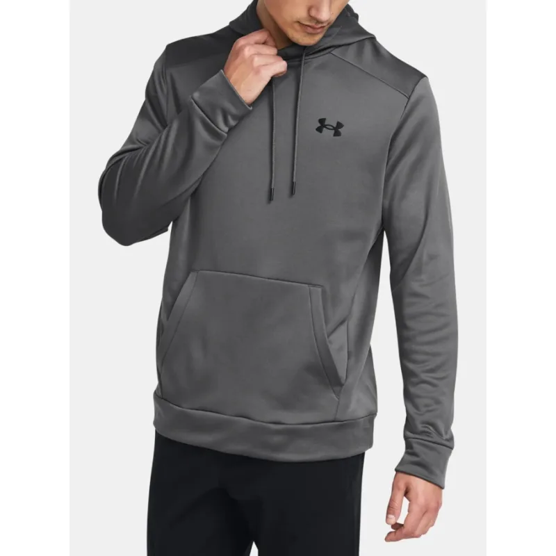 Pánska mikina Under Armour UA Armour Fleece Hoodie - Gray Veľkosť: M
