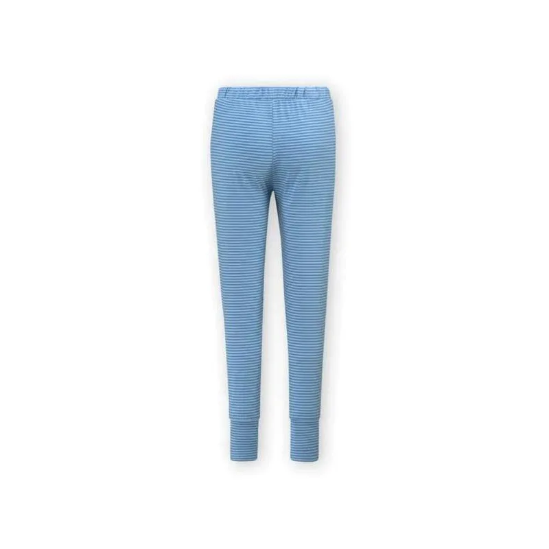 Pip Studio Bobien dlouhé kalhoty Little Sumo Stripe, modré