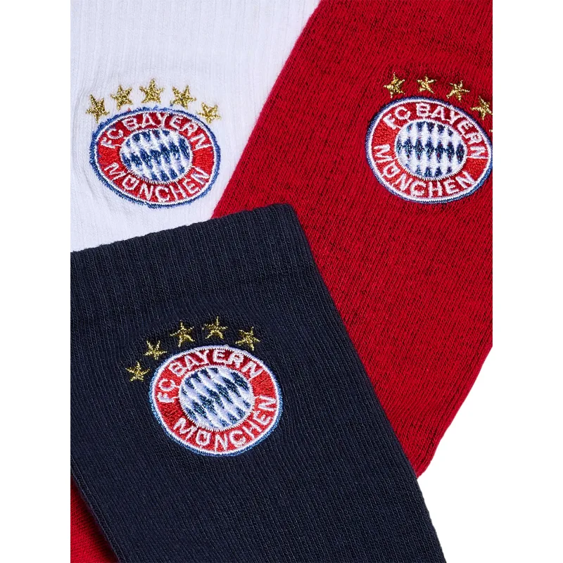 Bayern München Bayern Mníchov športové ponožky detské (3 páry v balení) -SKLADOM