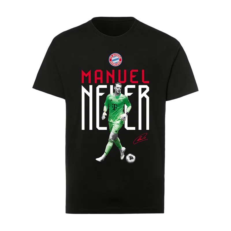 FC Bayern Mníchov Manuel Neuer tričko čierne pánske
