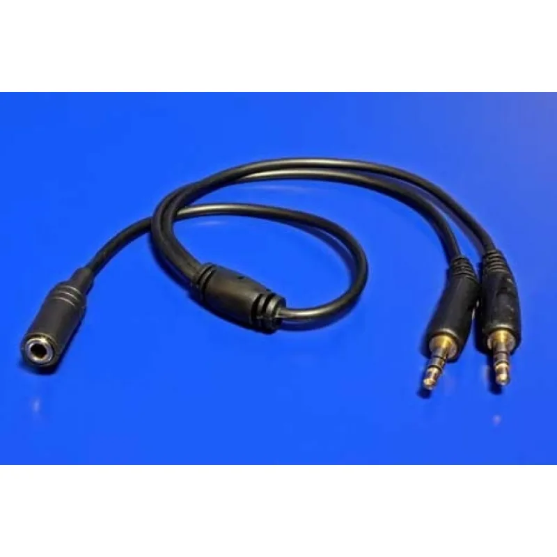 Redukcia audio 4 pólový jack3, 5F - 2x jack3, 5M 11.92.4425