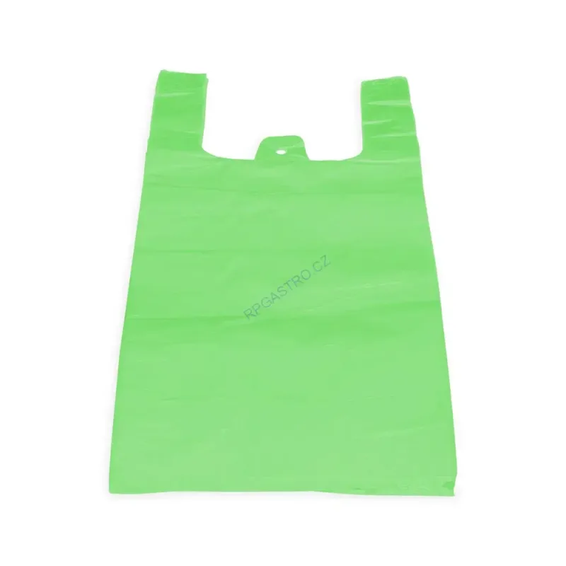 Tašky 10 kg (HDPE) zelené 30+14 x 50 cm [100 ks] (68416-10A)