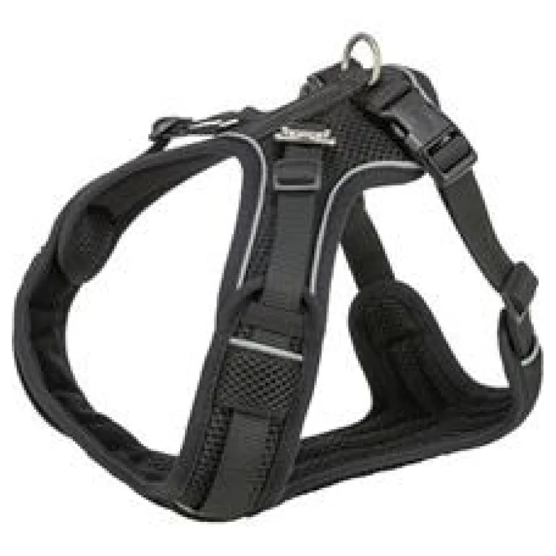 FlexMesh Premium postroj, široký střih, černá XS-S: 40-57 cm/ 15 mm