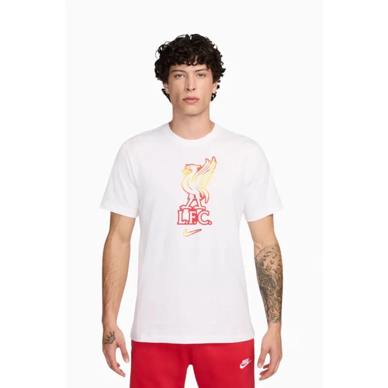 Nike Liverpool FC tričko biele pánske