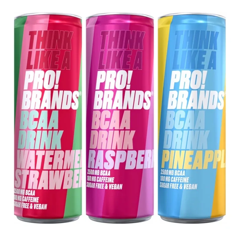 BCAA Drink 330 ml - Pro!Brands Príchuť: Ananás