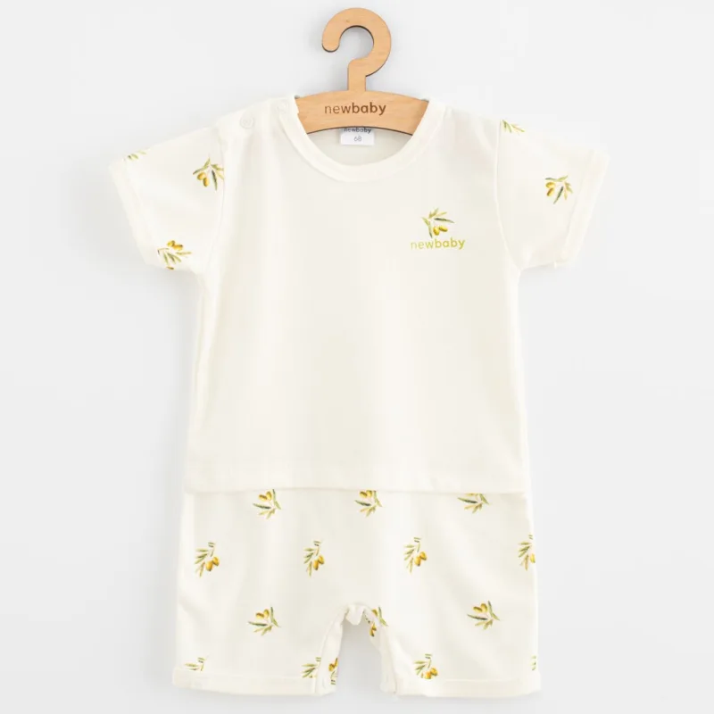 Dojčenský letný overal z organickej bavlny New Baby Olivy