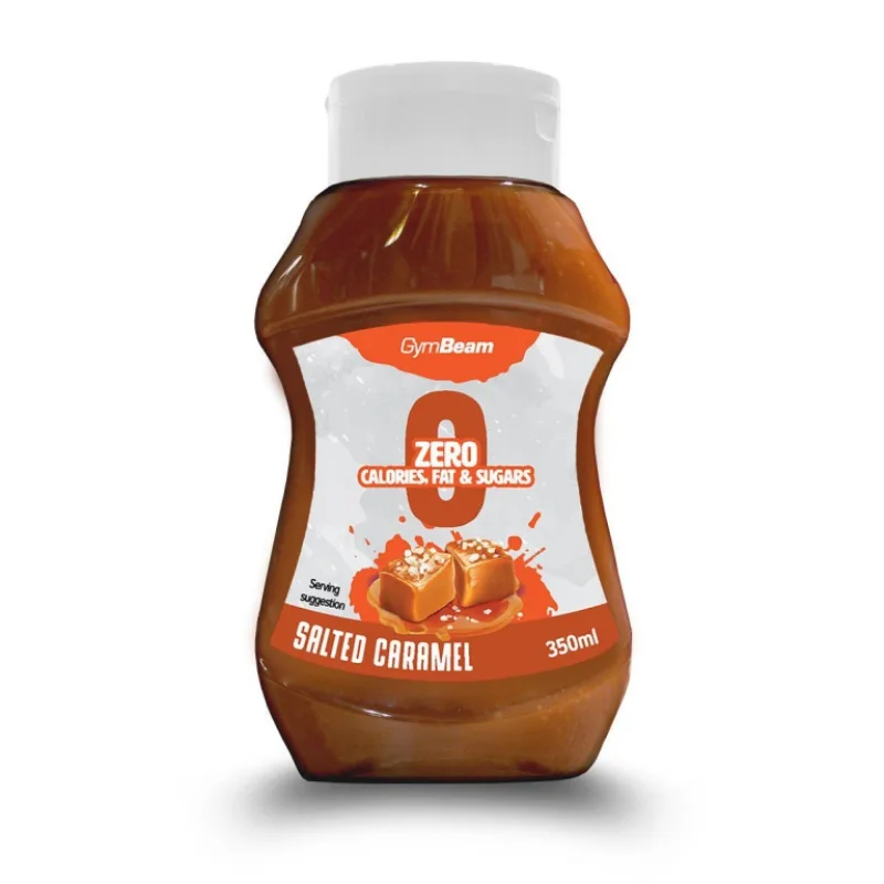 ZERO SIRUP slaný karamel 350 ml - GymBeam Príchuť: Slaný karamel