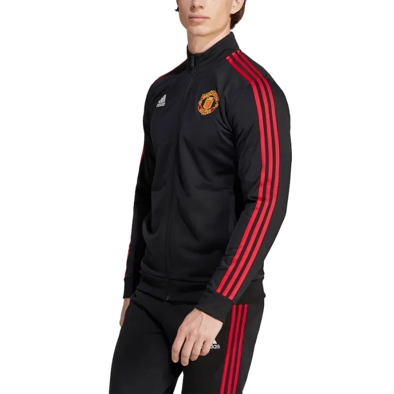 Adidas Manchester United mikina / bunda čierna pánska - SKLADOM