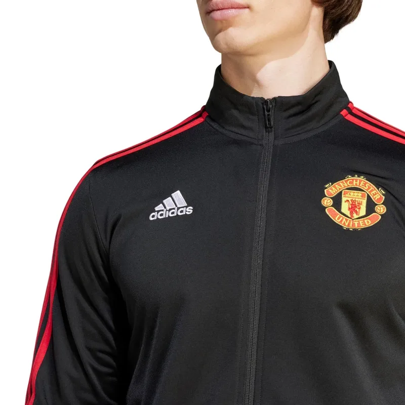 Adidas Manchester United mikina / bunda čierna pánska - SKLADOM