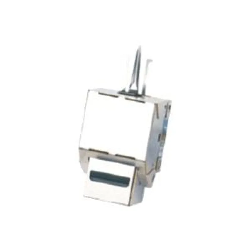 DATACOM Keystone cat5E silver STP dual-mini 4041