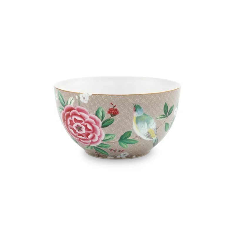 Pip Studio Blushing Birds miska Ø15cm, khaki