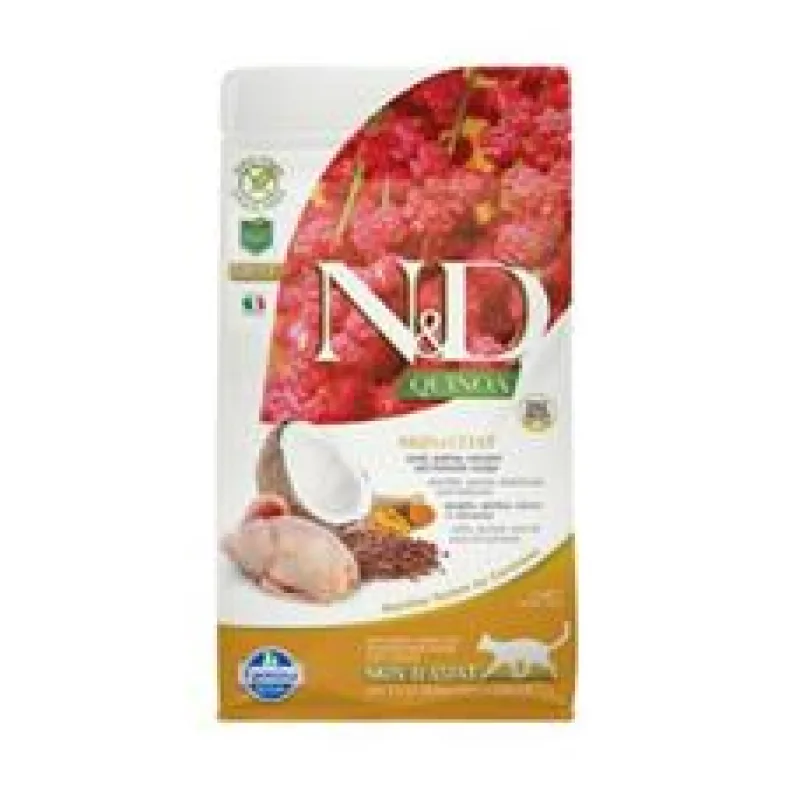 N&D GF Quinoa CAT Skin&Coat Quail & Coconut 5 kg