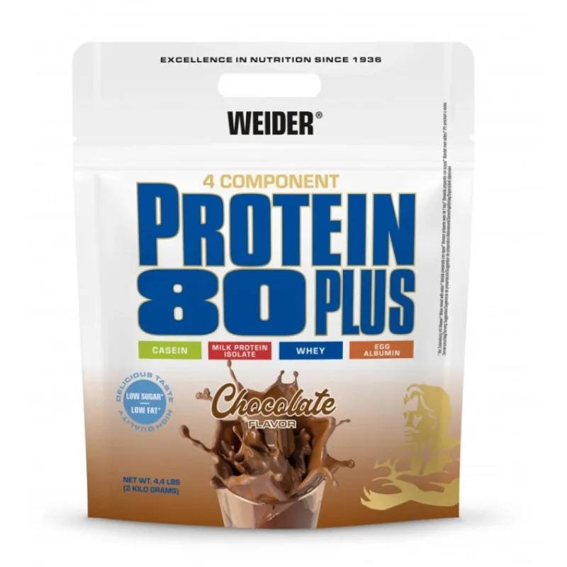 Protein 80 Plus 2000 g - Weider Príchuť: Jahoda