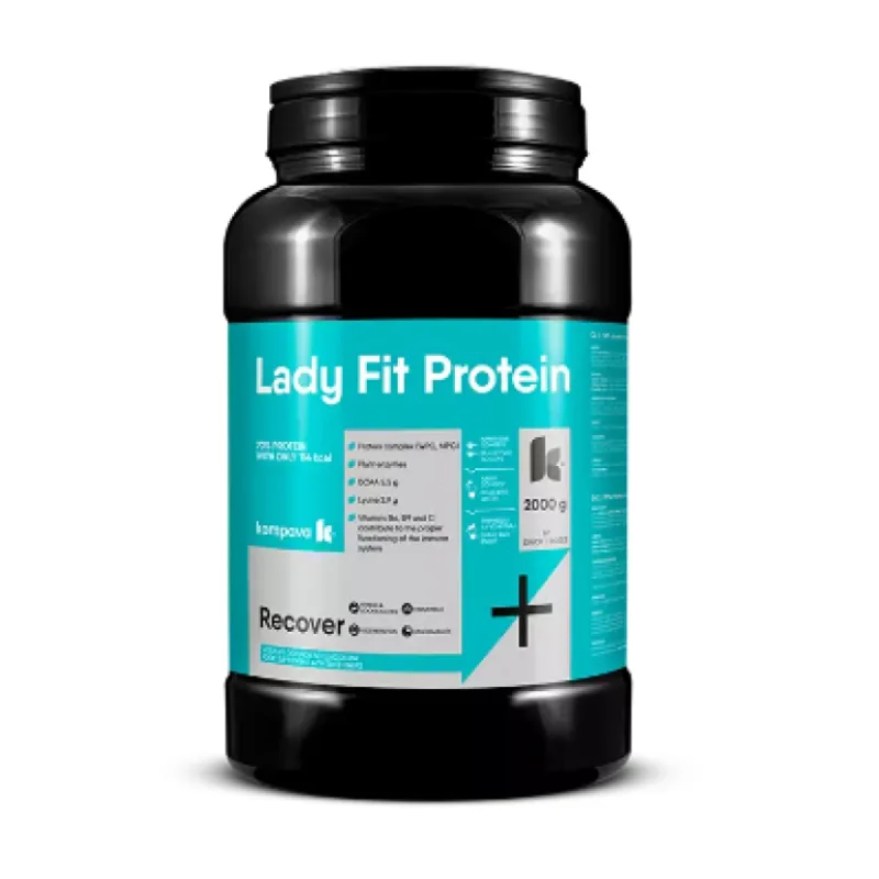 LadyFit Protein 2000 g - Kompava Príchuť: Jahoda - Malina