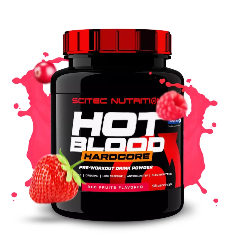 Hot Blood Hardcore 700 g – Scitec Nutrition Príchuť: Guarana