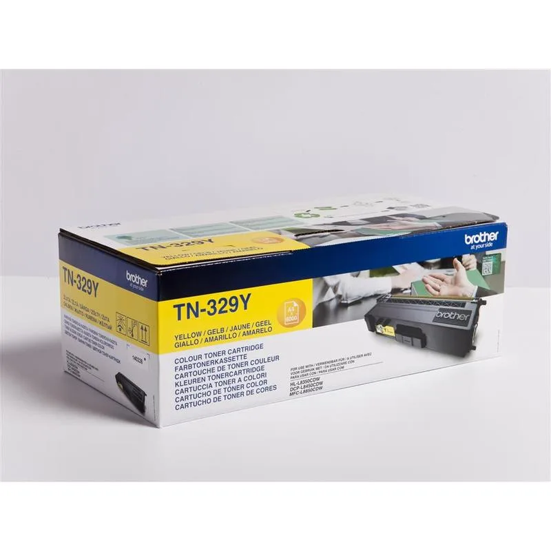 Brother TN-329Y, toner žltá, 6 000 str. TN329Y