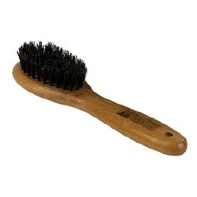Bamboo Groom Střední oválný kartáč s přírodními medvědími štětinami