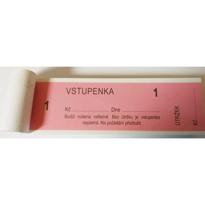 Bločková vstupenka 1-200, 1 bal.