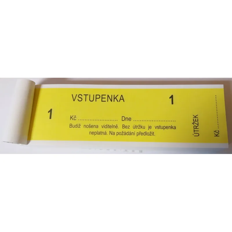 Bločková vstupenka 1-200, 1 bal.