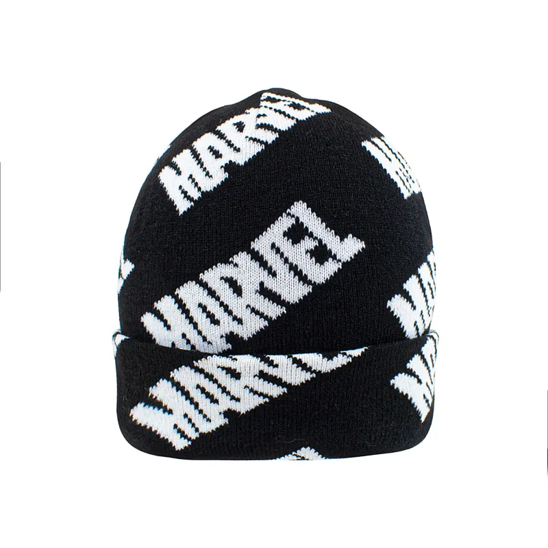 Marvel zimná čiapka čierna