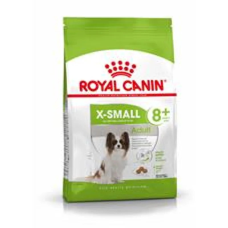 ROYAL CANIN X-Small Adult +8 0,5kg - exp. 12/25 - 1ks skladem