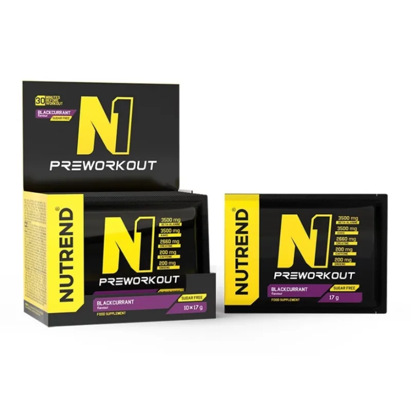 N1 10 x 17 g - Nutrend Príchuť: Červený pomaranč