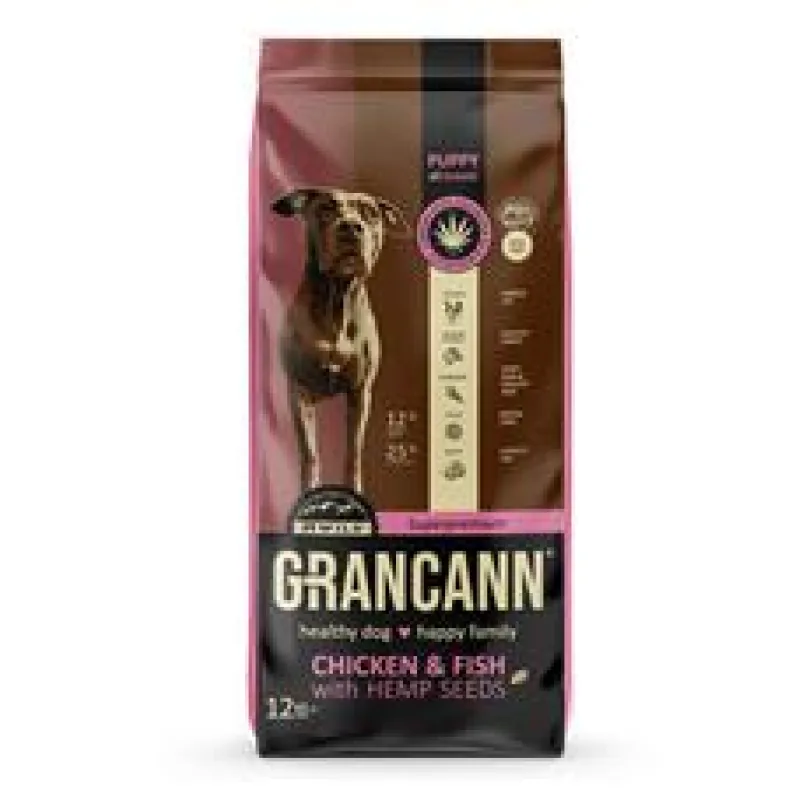 Grancann Chicken & Fish with Hemp seeds-Puppy all breeds 3 kg